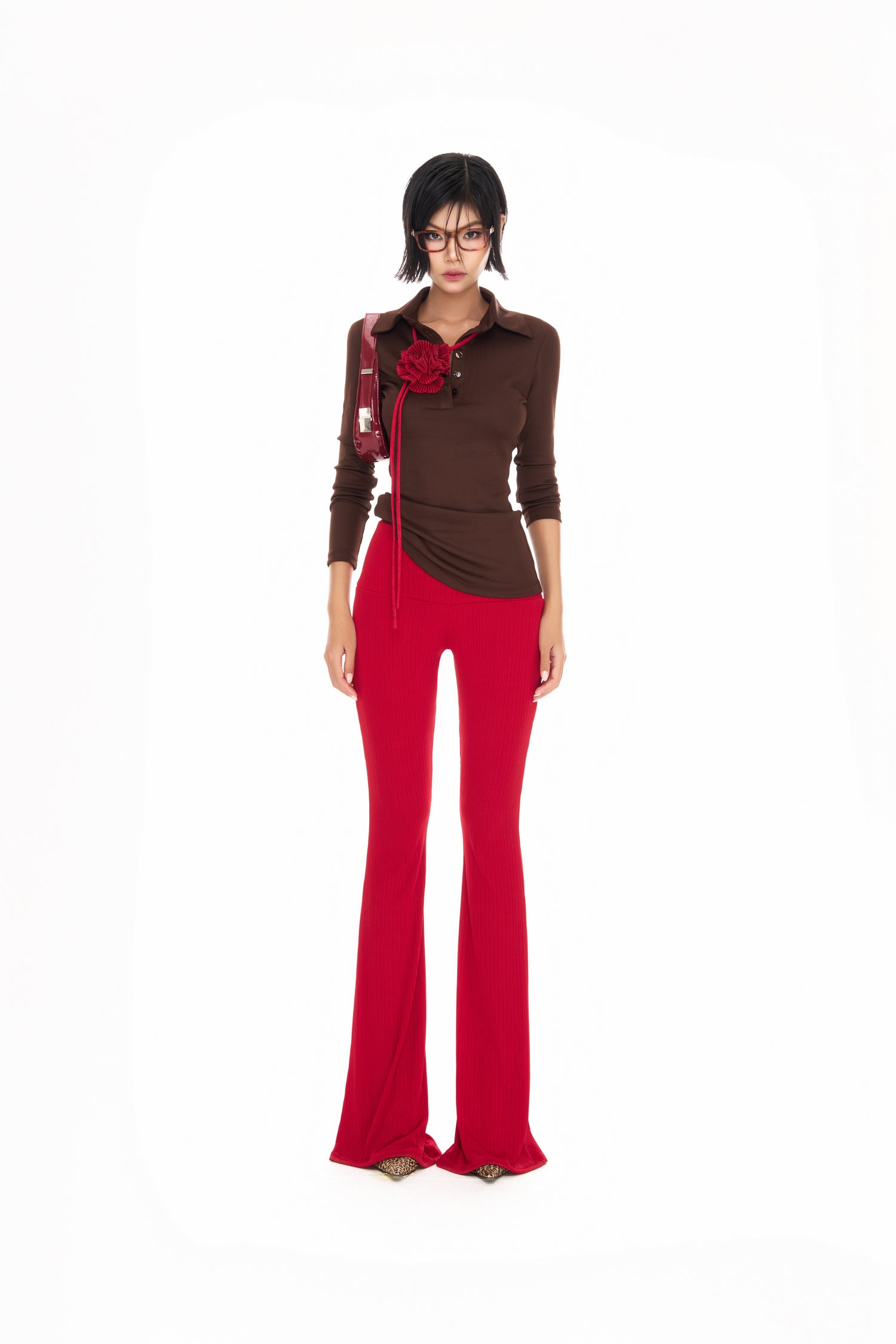 RED MELOR PANTS