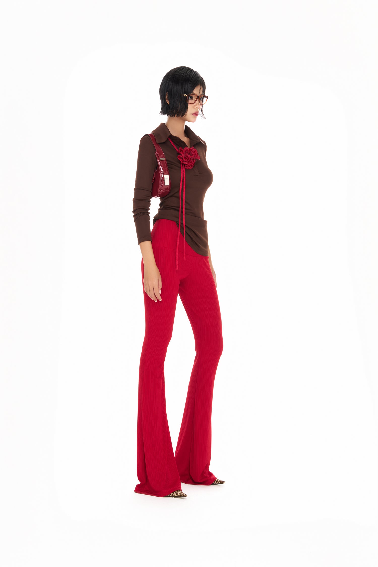 RED MELOR PANTS