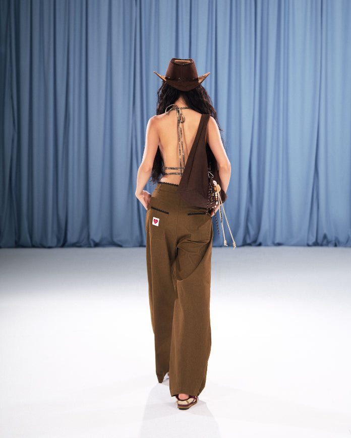 BROWN SHARK PANTS