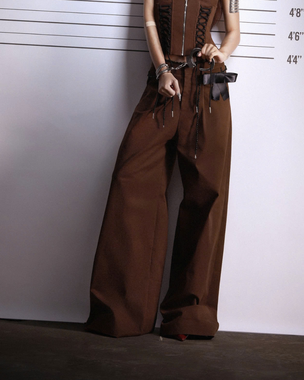 BROWN SHARK PANTS