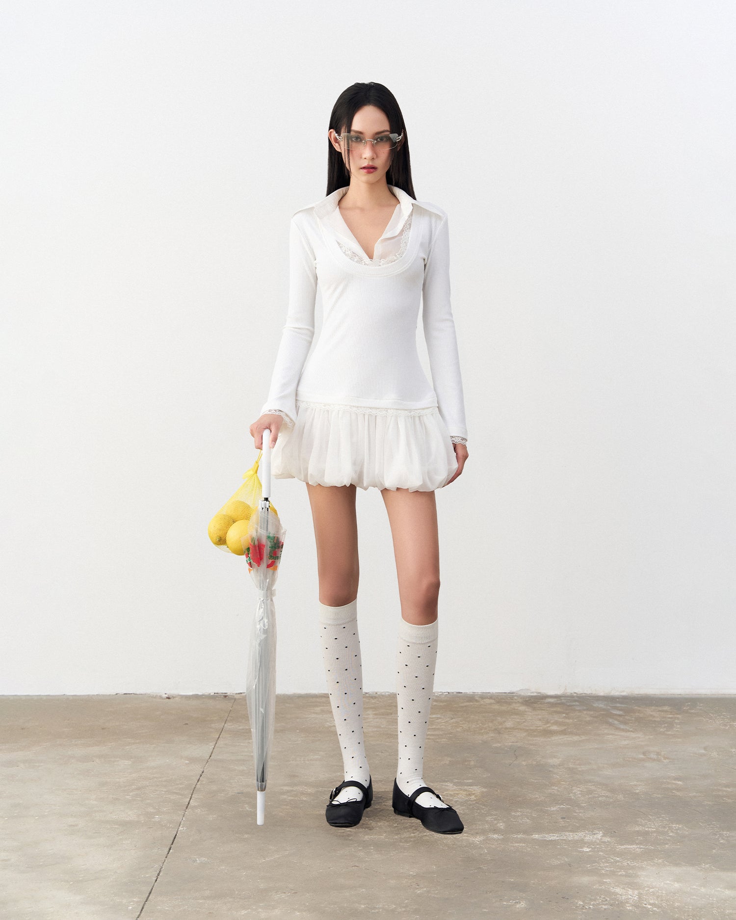 PAZAZI DRESS IN WHITE