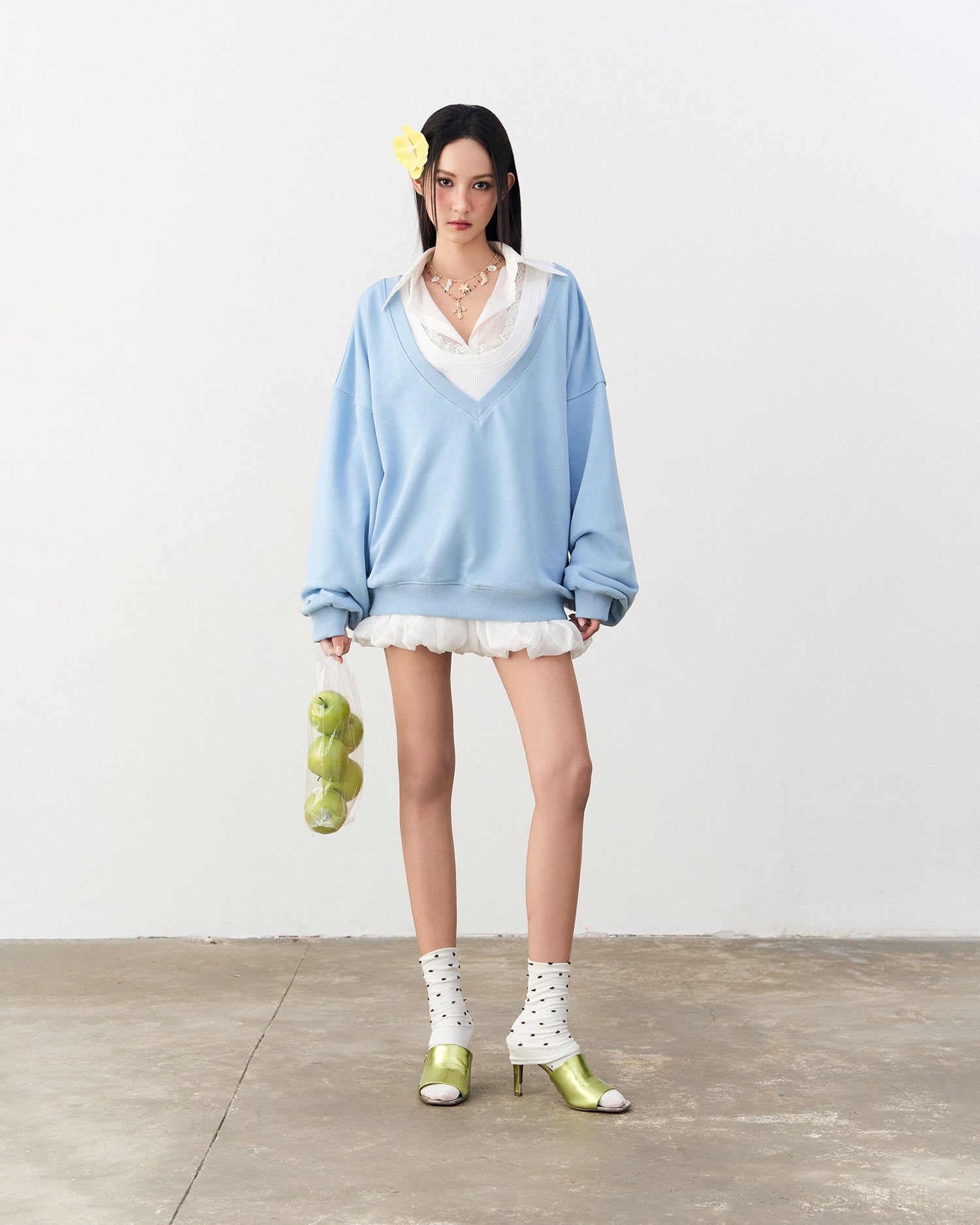 BLUE SDC SWEATER