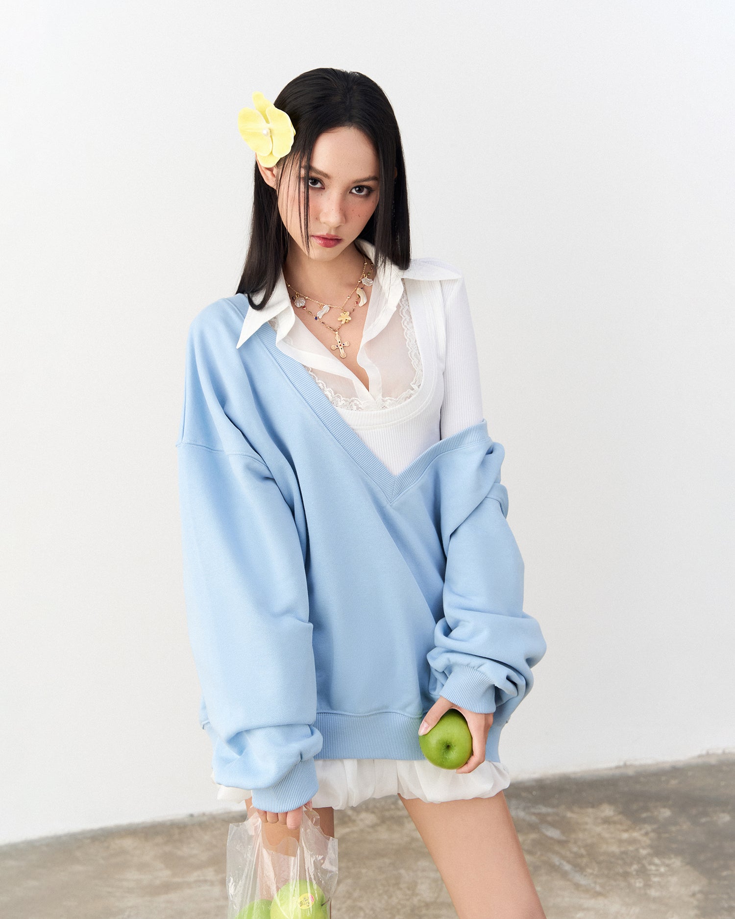 BLUE SDC SWEATER