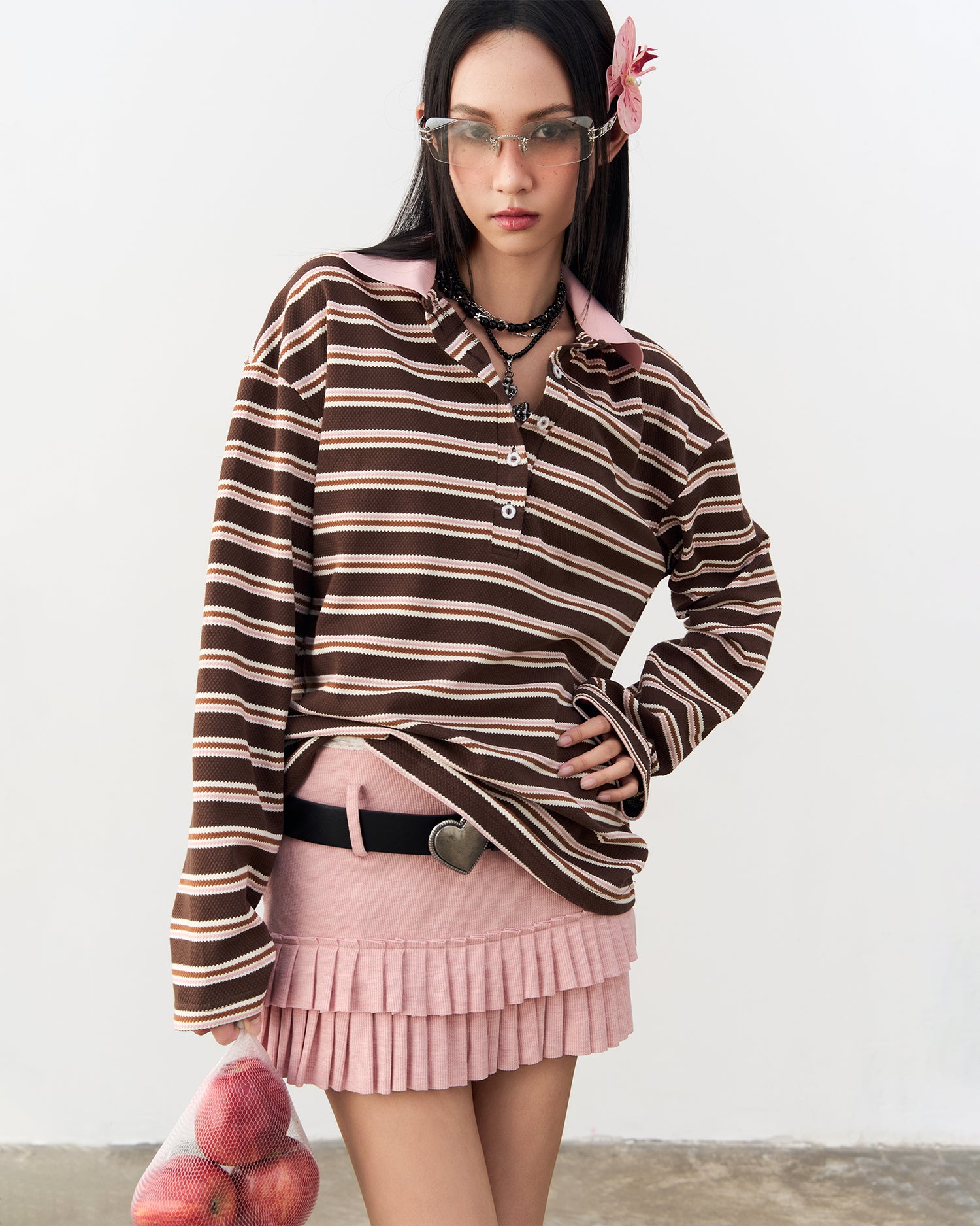 RABBIT MINI SKIRT IN PINK