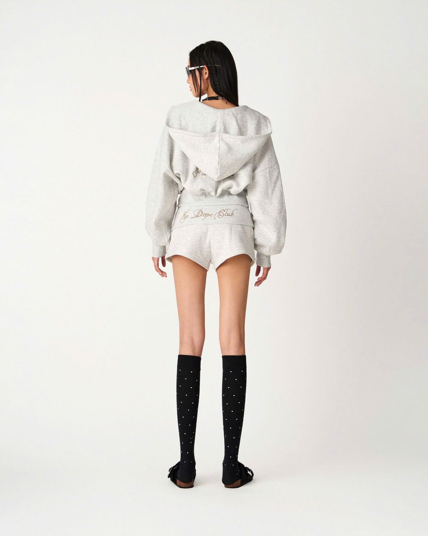 WHITE SDC SHORTS