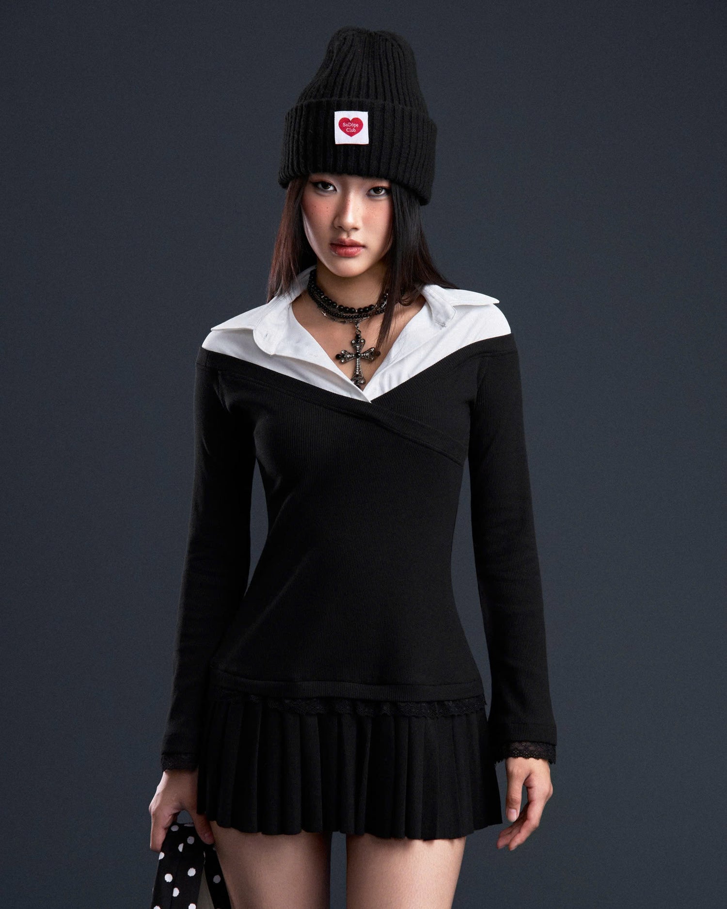 PAZAZI DRESS IN BLACK