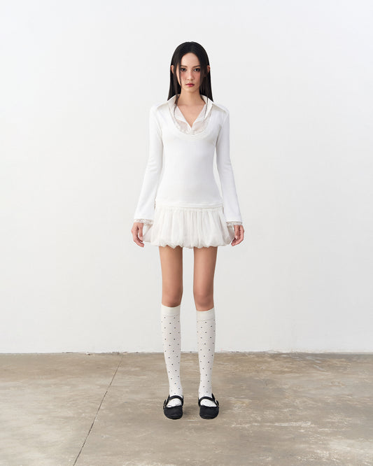 PAZAZI DRESS IN WHITE
