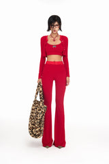 RED MELOR PANTS