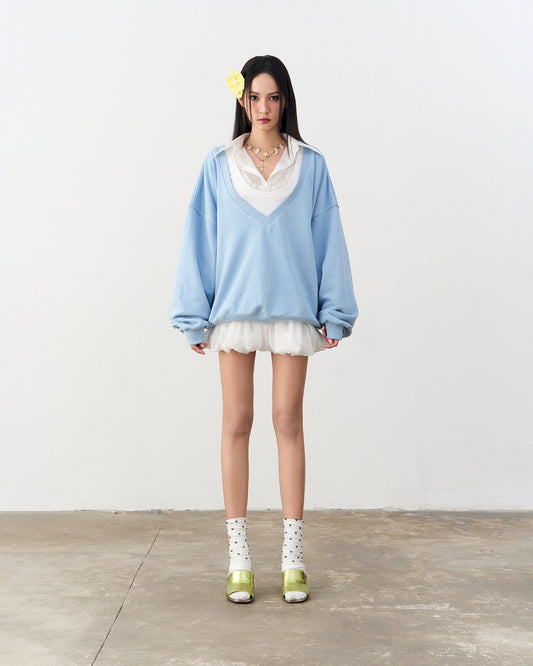 BLUE SDC SWEATER