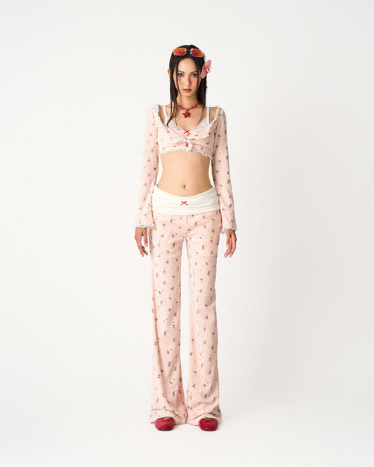 FLORAL PANTS