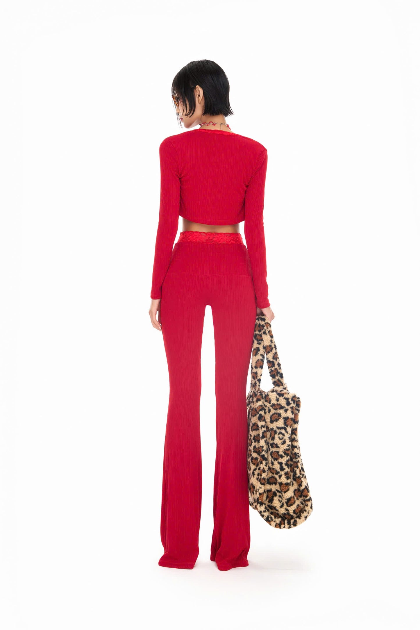 RED MELOR PANTS