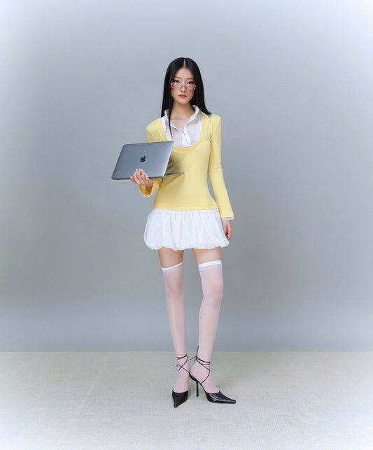 PAZAZI DRESS IN YELLOW