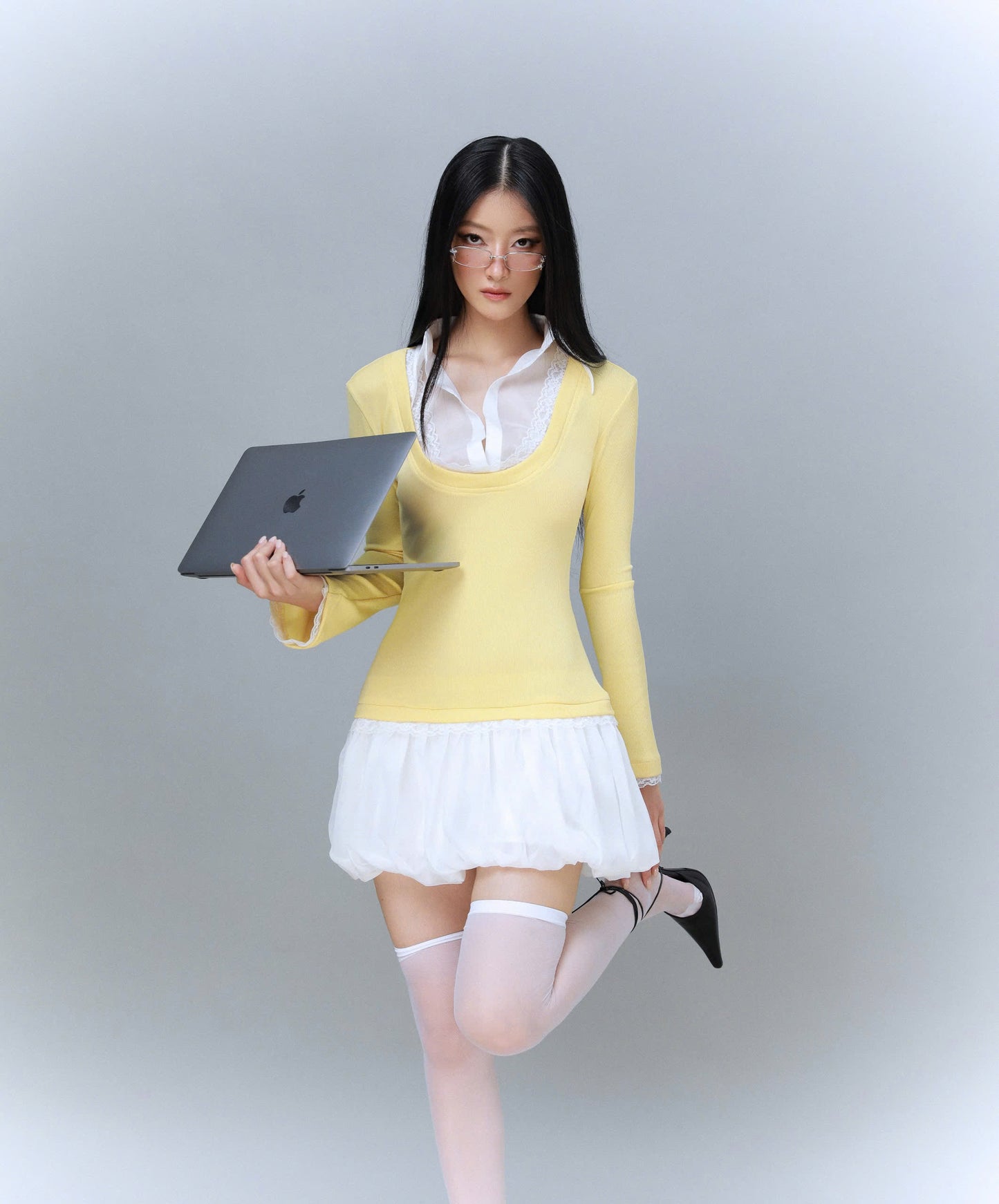 PAZAZI DRESS IN YELLOW